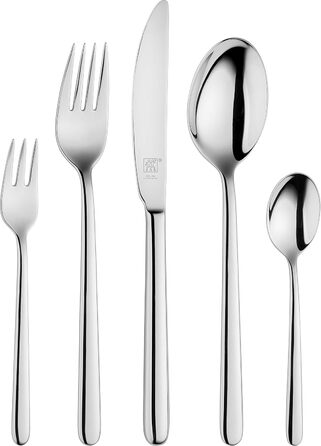 ZWILLING Newcastle Cutlery Set, 30-Piece, For 6 People, 18/10 Stainless Steel/High-Quality Blade Steel, Polished Standard 30 pcs.