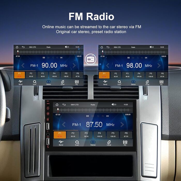 Автомагнітола 1 Din SIXWIN 7