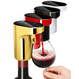 Електричний декантер для вина 5-в-1 з регульованою дозуванням, цифровий виливач, автоматичний дозатор вина, подарунок на день народження/День святого Валентина (золотий)
