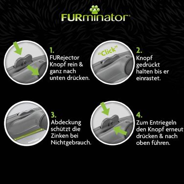 FURminator для собак середнього розміру з короткою шерстю: щітка для видалення підшерстка (Версія 2.0)