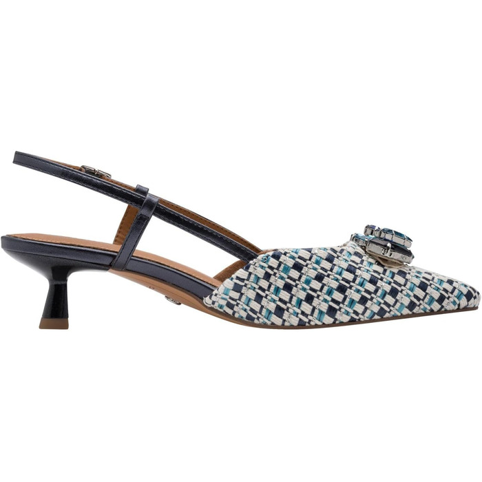 Туфлі жіночі Tamaris Slingpumps 1-29512-46 сині комбіновані, розмір 39 EU
