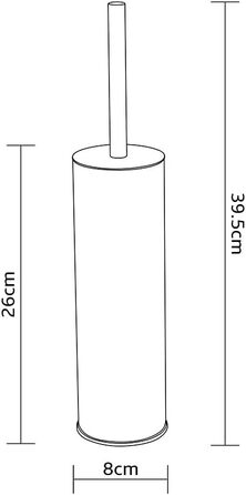 BGL 304 Stainless Steel Toilet Brush Holder (Chrome Finish)