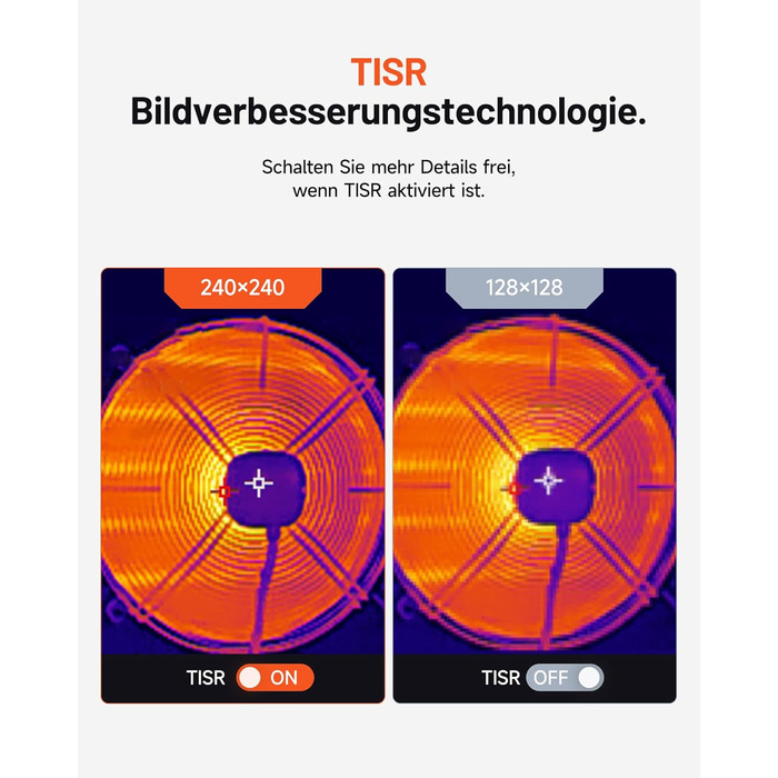 Тепловізор TOPDON TC004 Mini: 240x240 IR, до 15 годин роботи, -20°C до 450°C, 25Hz. Ідеально для діагностики будівель, виявлення витоків, HVAC