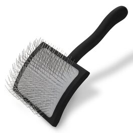 Щітка Chris Christensen Big K Slicker для догляду за шерстю тварин, чорна, велика, для собак та котів