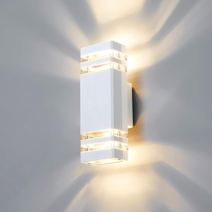 LED вуличний світильник CELAVY - вулична бра, IP65, GU10, 3000K, для дому та тераси, сірий