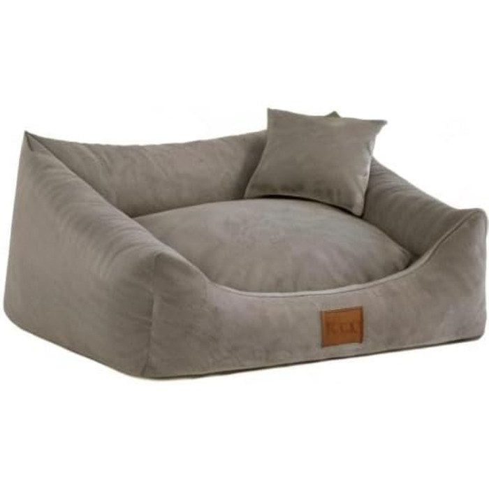 Софа для собак Sun: ліжко, килимок, корзина. 4 кольори, 6 розмірів. Сірий, 80x60 см