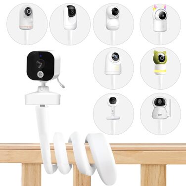 Кріплення для дитячого відеоняні: сумісне з GHB, BOIFUN, Momcozy BM01/BM03, ABM720. Різьба 1/4 дюйма, довжина 46 см