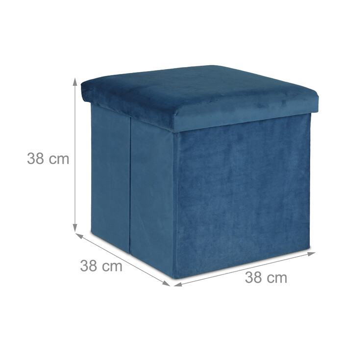 Relaxdays Ottoman з місцем для зберігання речей