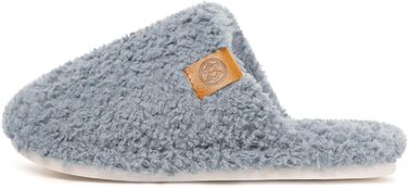 Домашні тапочки Dokela для жінок та чоловіків: зручні, з піною пам'яті, з штучним хутром, антиковзаючі, блакитні, 38/39 EU