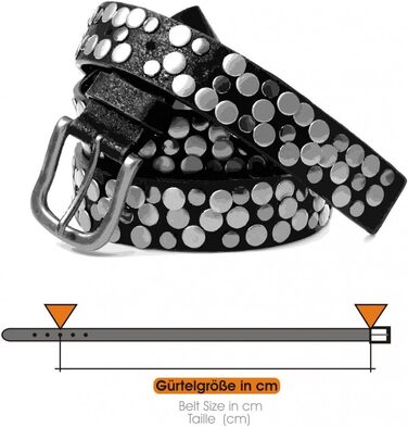 Жіночий вінтажний ремінь Caspar GU224 з пряжками, світло-рожевий металік