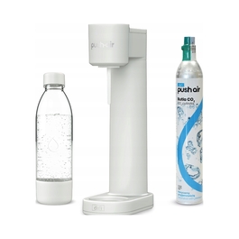 Сифон для газування води Dafi Pushair (піщаний колір) + балон CO2 + пляшка 0,7 л