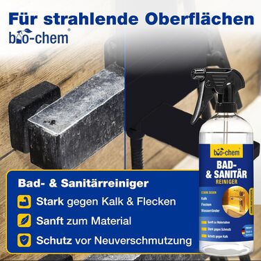Набір засобів для чищення ванної кімнати, душу та унітазу bio-chem Basic-Set, 3 предмети