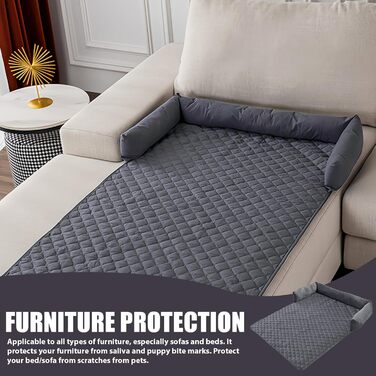 М'яке ліжко для собак, захист дивану, лежанка для собак, плюшеве ліжко, килимок для собак, тепле ліжко для великих, середніх та маленьких собак 75х75 см