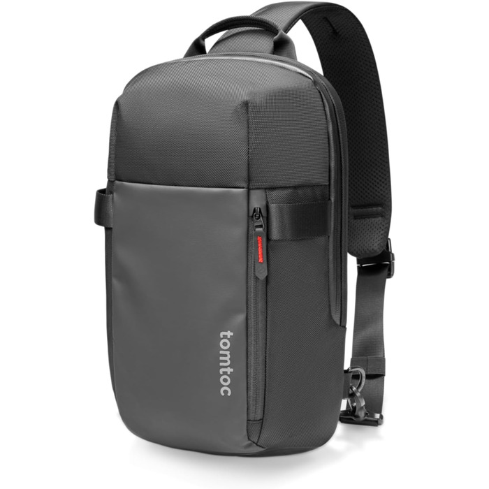 tomtoc Чоловіча сумка через плече Sling Bag для MacBook Air/Pro 13-14 дюймів, чорна, водонепроникна