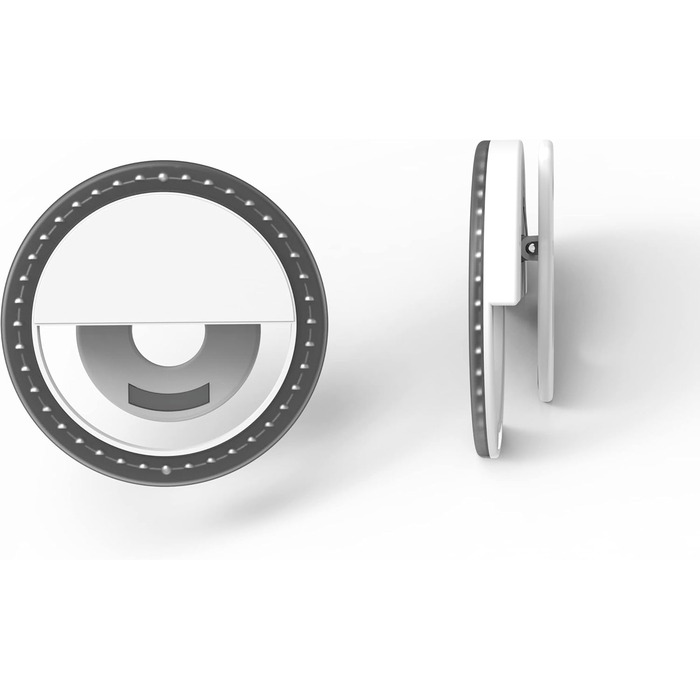 DIGIPOWER 11' кільцева лампа для макіяжу, YouTube, TikTok та Vlogging, регульована висота (58-168 см), 3 режими освітлення, 10 рівнів яскравості, тримач для телефону (iOS/Android), складана