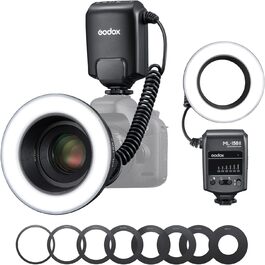 Godox ML150II: Компактний LED кільцевий світлодіодний світильник з регулюванням потужності для фото та відеозйомки