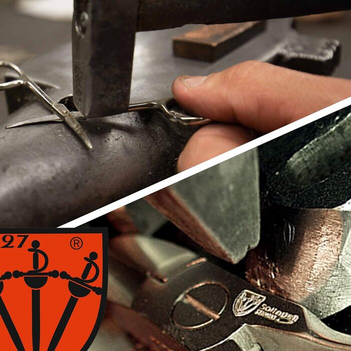 Набір для манікюру DREI SCHWERTER 'Sanremo' (Німеччина) | Преміум-набір для манікюру в чорному еко-шкіряному етиуі | Вміст: ножиці для нігтів, ножиці для кутикули, щипці для нігтів, пінцет, напільниковий файл з сапфіром та інше!