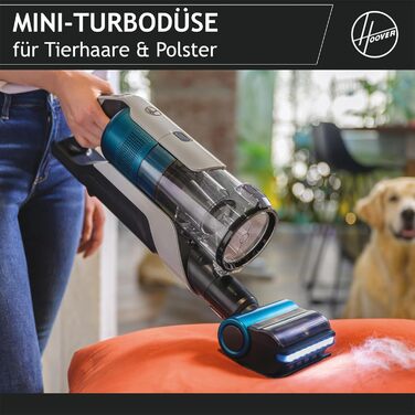 Бездротовий акумуляторний пилосос Hoover HF9 I Без мішка, LED-підсвітка, Anti-Twist насадка, для всіх поверхонь (для тварин)