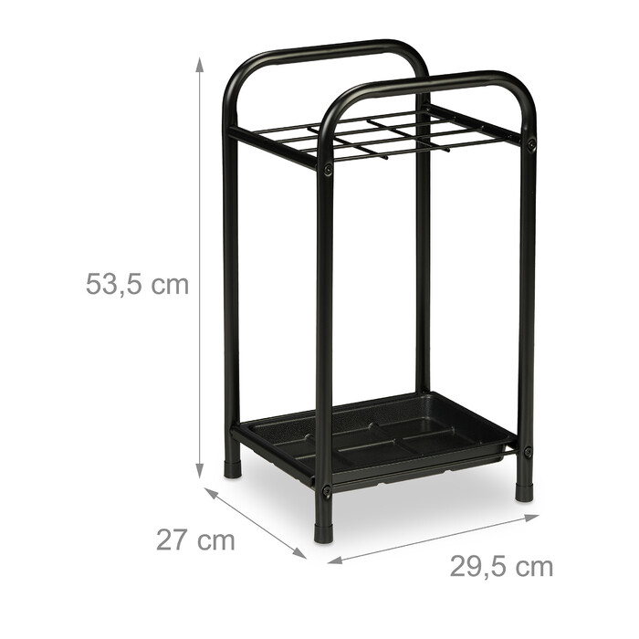 Relaxdays Umbrella Stand with Drip Tray