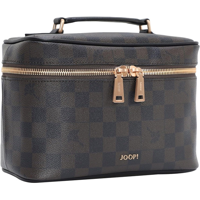 Joop! Cortina Piazza Косметичка для жінок, темно-коричнева, з висувним дзеркалом