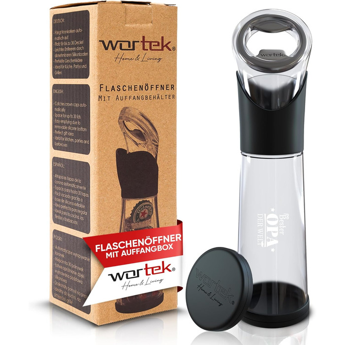Відкривач вин Wortek: професійний відкривач вин та винних пробок, ідеальний подарунок для любителів вина (для найкращого дідуся)