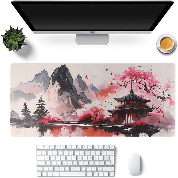 Килимок для миші ігровий XXL 900x400 мм, з антиковзким покриттям, водонепроникний, для ПК, MacBook, Laptop