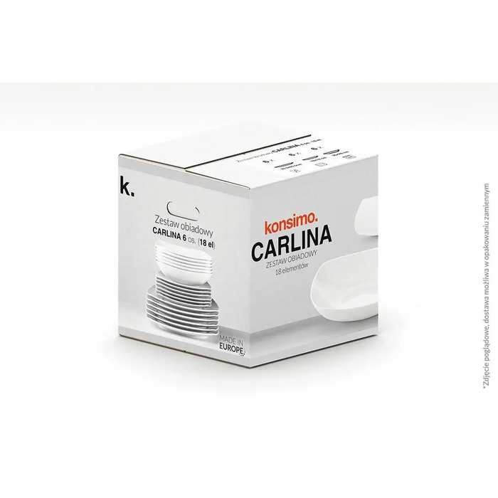 Обідній сервіз Konsimo CARLINA, 18 предметів