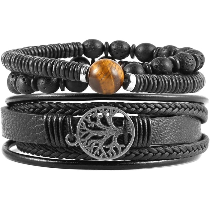 Браслети HZMAN з натуральної шкіри 