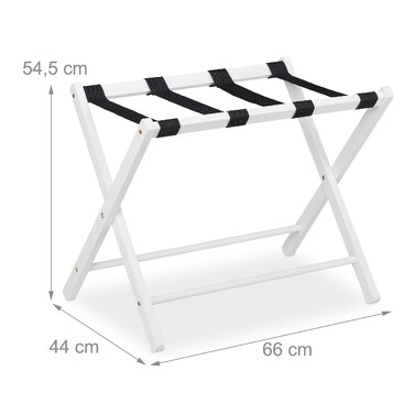 Relaxdays Folding Wooden Suit Rack