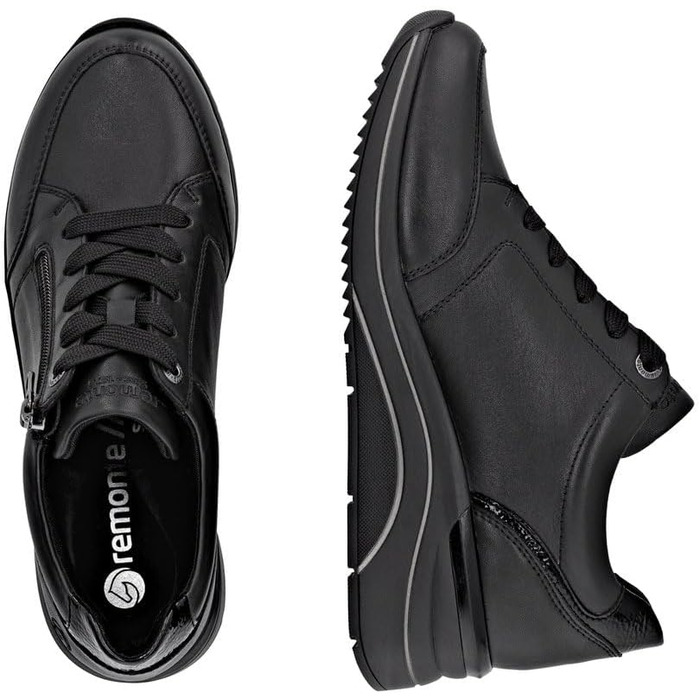 Жіночі кросівки Remonte D0T03, чорні, широкі, водонепроникні, розмір 41 EU