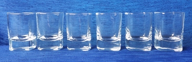 Подарунковий набір чарок для горілки Art-Glass, прозорі, 50 мл, 7 шт.