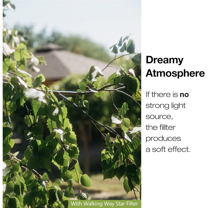 Зоряний фільтр 6-пелюстковий, 77 мм, регульований, зірка, оптичне скло, для фотографії