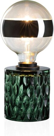 Торшер Pauleen 48023 Crystal Magic: стильна настільна лампа з кришталевими елементами, 230V, E27, зелений, без лампочки