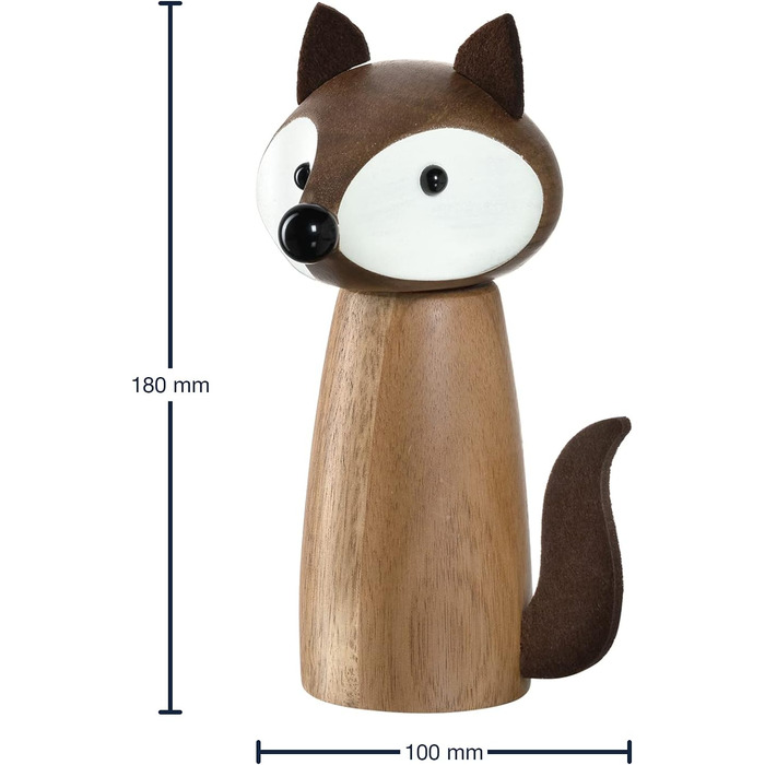 Млинок для спецій дерев'яний LEONARDO HOME 018698, коричневий, Fuchs
