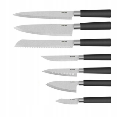 Набір ножів Klarstein Kitano (8 предметів) у дерев'яному блоці