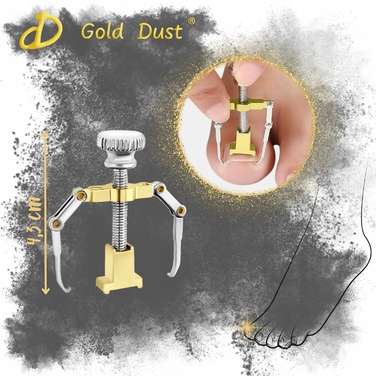 Набір кутикул-кусачок Gold Dust для нігтів, 20 мм, нержавіюча сталь