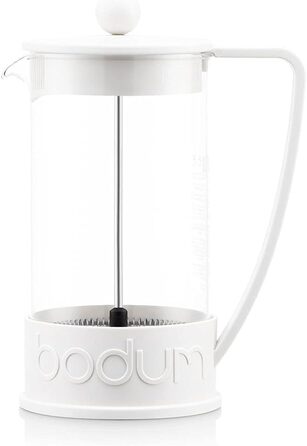 Френч-прес Bodum BRAZIL, 1 л, з нержавіючим фільтром, кремовий колір
