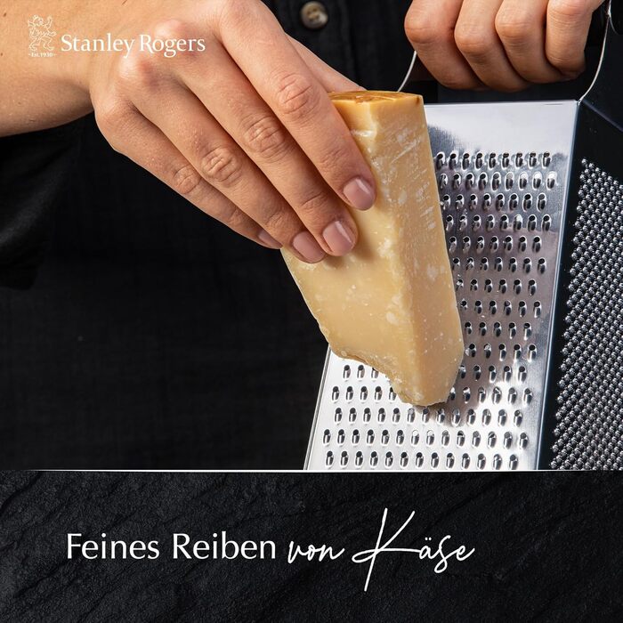 Шкребок Stanley Rogers з квадратним лезом та антиковзким дном – високоякісна нержавіюча сталь, м'який на дотик грифель, придатний для миття в посудомийній машині