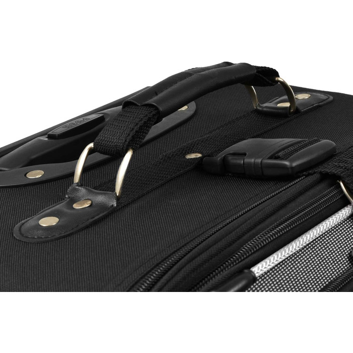 Набір валіз U.S. Traveler New Yorker (4 шт) - червоний, легкий, м'який, розширюваний