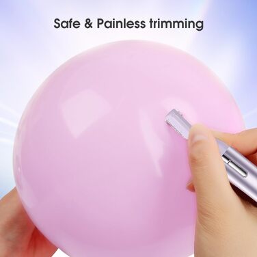 TOUCHBeauty AG-1658W: Професійний триммер для тіла та обличчя (білий/фіолетовий)