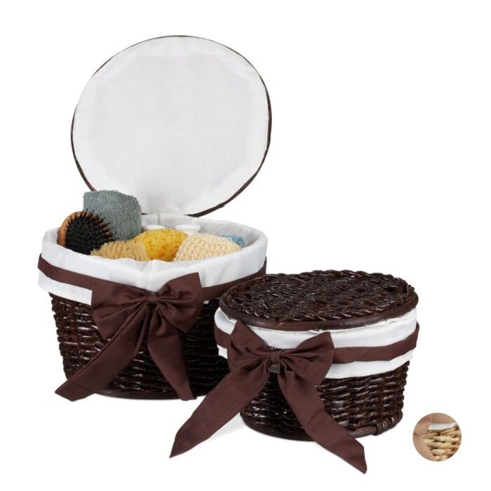 Relaxdays Bath Caddy - 2 Pack