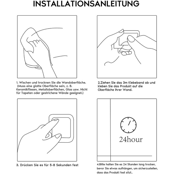 Регульована поличка для душу YIGII з нержавіючої сталі, чорна, 4 яруси, без свердління, з тримачем для зубних щіток, 63.5–290 см