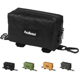 Диспенсер для собачих відходів PetBonus, водонепроникний, з місткістю для ласощів та 15 пакетиків (Чорний)