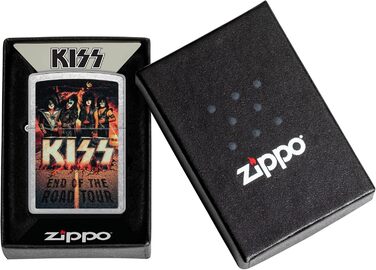 Запальничка Zippo Kiss End of The Road Street Chrome, кишенькова, оригінал
