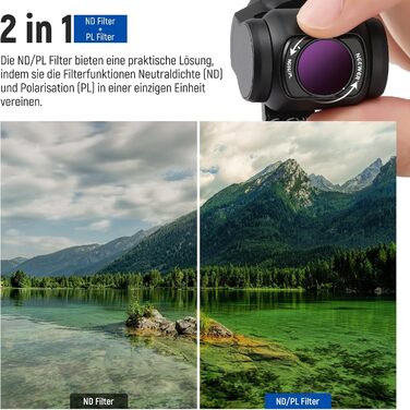 Набір фільтрів NEEWER для DJI Osmo Pocket 3: ND/CPL, UV, 6 шт.