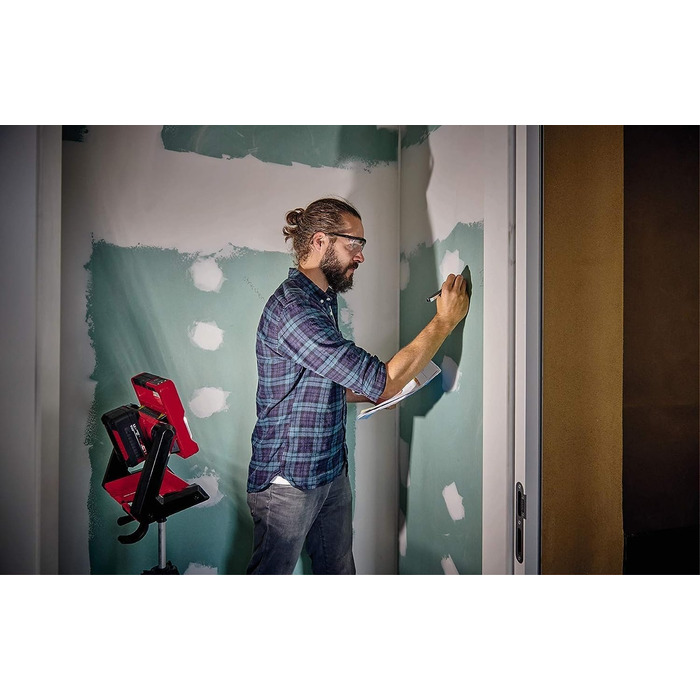 Einhell Cordless Lamp TE-CL 18/2000 LiAC - Solo Power X-Change (18 V, Lithium-Ion, swiveling lamp head, White, Hybrid function, without battery and charger)