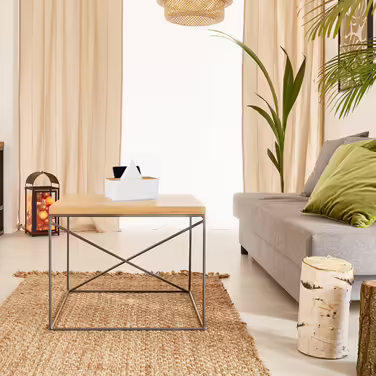 Relaxdays White Towel Box with Bamboo Lid