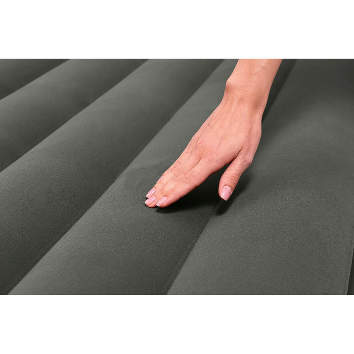 Надувний матрац Bestway Tritech Twin Grau 188x99x25 см - двоспальний, сірий