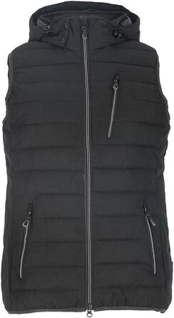 Жіноча степна жилетка Blue Wave Nathalie знімною капюшоном, меланжевий колір (46, антрацит)