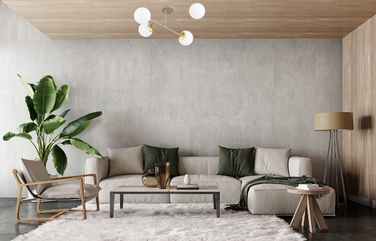 Стельовий світильник Milo Ecru бежевий, металевий, на 4 цоколі E27, 28x70 см